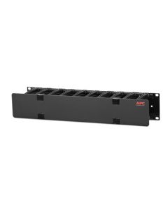  APC Horizontal Cable Manager, 2U x 4″ Deep, Single-Sided with Cover – AR8600A