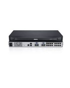  Dell DAV2216-G01 16-port analog upgradeable to digital KVM switch 2 local users 1 power supply