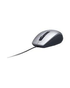  Dell Laser Scroll USB (6 Buttons) Silver and Black Mouse (570-11349)