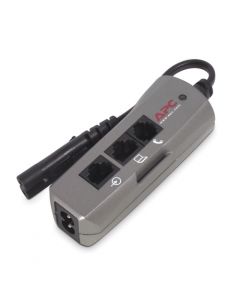  APC Notebook Surge Protector for AC, phone and network lines, 2 pin connection, 100-240V, EMEA – PNOTEPROC8-EC
